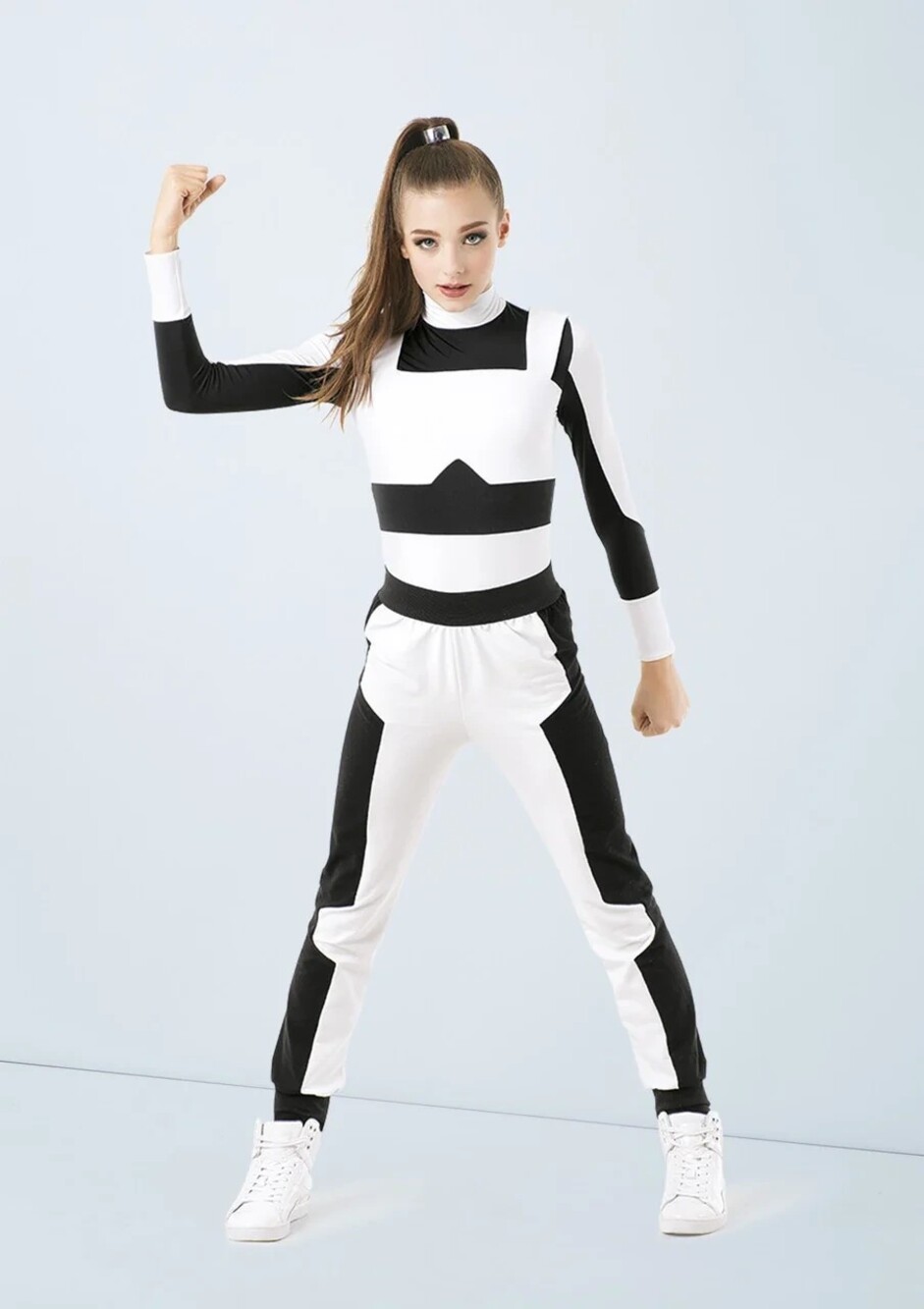 Dance Pre-Owned Costume Small Adult Black Weissman 10678 Jazz Hip Hop Storm Troo